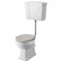 Hudson Reed Richmond Low Level Toilet with Lever Cistern - Excluding Seat