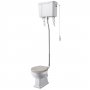 Hudson Reed Richmond High Level Pan with Pull Chain Cistern and Flush Pipe Kit - Excluding Seat