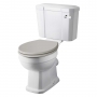 Hudson Reed Richmond Comfort Height Close Coupled Pan with Cistern - Excluding Seat