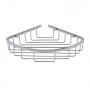 Hudson Reed Deep Corner Single Tier Shower Basket - Chrome