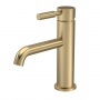 Hudson Reed Tec Lever Basin Mixer Tap with Waste - Brushed Brass