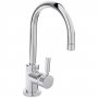 Hudson Reed Tec Single Lever Side Action Mono Basin Mixer Tap with Waste - Chrome