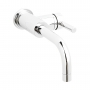 Hudson Reed Tec Single Lever Side Action Basin Mixer Tap Wall Mounted - Chrome