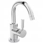 Hudson Reed Tec Side Action Mono Basin Mixer Tap with Push Button Waste