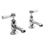 Hudson Reed Topaz Lever Basin Taps Pair - Chrome