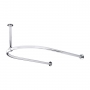 Hudson Reed Traditional Shower Curtain Rail - Chrome