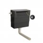 Hudson Reed Universal Access Dual Flush Concealed WC Cistern with Matt Black Button - Black