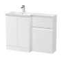 Hudson Reed Urban 1100mm 2-Door Combination Vanity Basin and Toilet Unit