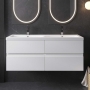 Hudson Reed Urban Twin 1200mm 4-Drawer Wall Hung Vanity Unit