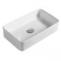Hudson Reed Vessel Sit-On Countertop Basin 465mm Wide - 0 Tap Hole