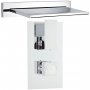 Hudson Reed Waterfall Bath Filler Spout with Concealed Shower Valve - Chrome