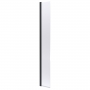 Hudson Reed Concealed Hinged Wet Room Flipper Panel 300mm Wide 8mm Glass - Matt Black