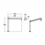 Ideal Standard Legs and Bearers 350mm High - Stainless Steel
