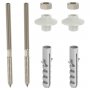 Ideal Standard Basin Fixing set (E007067) with 14cm rag Bolts for Solid Walls