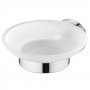 Ideal Standard IOM Soap Dish & Holder - Frosted Glass/Chrome