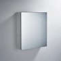 Ideal Standard 1-Door Mirror Cabinet 600mm Wide - Aluminium