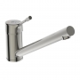 Ideal Standard Ceralook Low Spout Kitchen Sink Mixer Tap - Silver Storm
