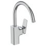 Ideal Standard Ceraplan High Tubular Spout Kitchen Sink Mixer Tap - Chrome