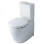 Ideal Standard Concept Cube Aquablade Close Coupled Toilet Push Button Cistern - Soft Close Seat