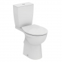 Ideal Standard Eurovit+ Close Coupled Raised Height Toilet with 6/4 Litre Cistern - Soft Close Seat