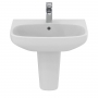 Ideal Standard I.Life A Basin and Semi Pedestal 550mm Wide - 1 Tap Hole