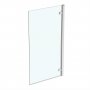 Ideal Standard I.Life Hinged RH Bathscreen 1500mm High x 815mm Wide 8mm Glass - Bright Silver