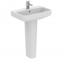 Ideal Standard I.Life S Compact Basin and Full Pedestal 550mm Wide - 1 Tap Hole