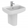 Ideal Standard I.Life S Compact Basin and Semi Pedestal 500mm Wide - 1 Tap Hole