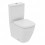 Ideal Standard I.Life S Rimless Back to Wall Close Coupled Toilet with 4/2.6 Litre Cistern - Soft Close Seat