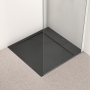Ideal Standard I.Life Ultra Flat S Black Stone Effect Square Shower Tray