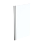 Ideal Standard Synergy Square Angle Hinged Bath Screen 1500mm H x 815mm W - 6mm Glass