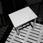 Insignia Synthetic Wood Stool - White