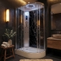 Insignia Marble Edition Offset Quadrant Non-Steam Shower Cabin