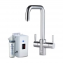 InSinkErator 4N1 U Shape Kitchen Sink Mixer Tap with Neo Tank and Filter - Chrome
