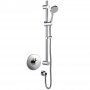 Inta Puro Thermostatic Mini Concentric Dual Control Concealed Shower Rail Kit & Eco Head - Chrome