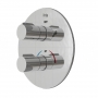 Inta Puro Thermostatic Concealed 1 Outlet Shower Valve Dual Handle - Chrome