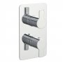 JTP Amore Thermostatic Concealed 2 Outlets Shower Valve Dual Handle - Chrome