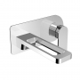 JTP Axel Wall Mounted Basin Mixer Tap - Chrome Handle