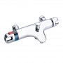JTP Contract Thermostatic Bath Shower Mixer Tap Pillar Mounted - Chrome
