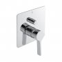 JTP Curve Concealed Shower Valve Single Handle with Diverter - Chrome
