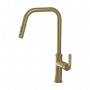 JTP Decor Kitchen Sink Mixer Tap Pull Out Single Lever - Brushed Brrass