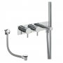 JTP Florence Dual Concealed Mixer Shower with Shower Handset + Bath Filler