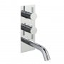 JTP Fonti Thermostatic Concealed 2 Outlet Shower Valve with Spout - Chrome