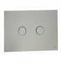 JTP Metal Pneumatic Dual Flush Plate - Chrome