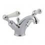 JTP Grosvenor Basin Mixer Tap with Pop Up Waste Lever Handle - Chrome