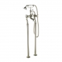 JTP Grosvenor Pinch Freestanding Bath Shower Mixer Tap with Kit - Nickel