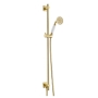JTP Grosvenor Shower Slider Rail Kit with Single Function Handset - Brushed Brass