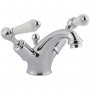 JTP Grosvenor Basin Mixer Tap with Pop Up Waste Lever Handle - Chrome