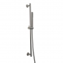 JTP Inox Slider Shower Rail Kit Single Function Handset - Matt Stainless Steel