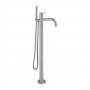 JTP Inox Freestanding Bath Shower Mixer Tap with Kit - Matt Stainless Steel